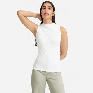 Ribbed Funnel Neck Tank from Everlane